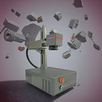 Laser à fibre 20W pour la gravure intérieure de bagues, machine de marquage laser fermée pour le marquage intérieur et extérieur des bagues et des bracelets