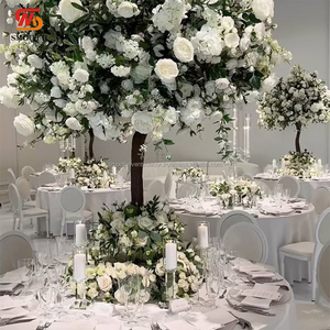 Decoración de cerezo blanco artificial suave, decoración personalizada para interiores y exteriores, cerezo para mesas de boda - Product Image 6