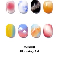 OEM UV Led Gel Polish 12ML 15ML 1KG Aquarelle Effet Encre Fast Blossom Nail Art Répandre Graffiti Marbre Fleur Gel UV Clair
