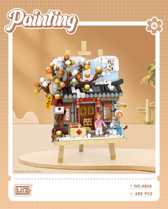 Voor Loz <span class=keywords><strong>Mini</strong></span> Blok 3d Assemblage Tekening Set 682Pcs Persimmon Model Speelgoedplezier En Educatieve 3D-puzzel - Product Image 2