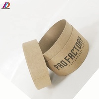 Tube de papier kraft d'emballage de bougie écologique avec imprimé personnalisé