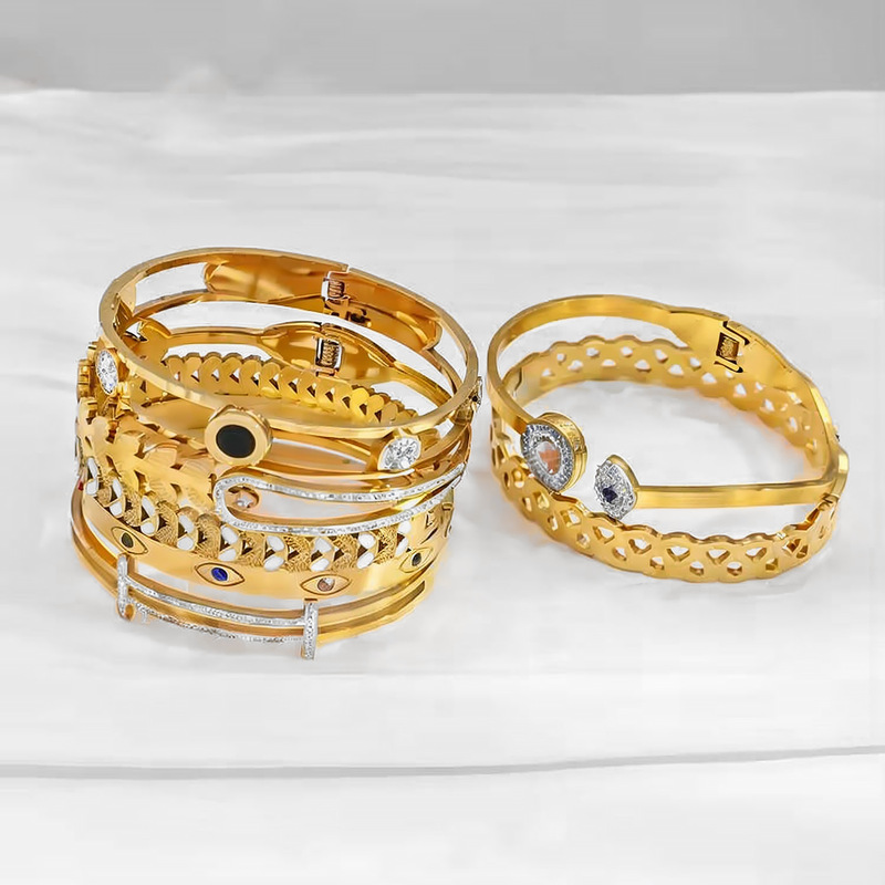 Fashion Jewelry 18k Gold Plated Stainless