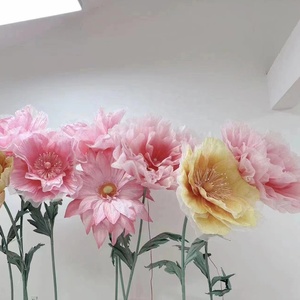 K-36 fleur géante énorme flore diamètre est d'environ 80-150 cm rose <span class=keywords><strong>blanc</strong></span> dégradé coquelicot <span class=keywords><strong>tournesol</strong></span> pour la décoration - Product Image 3
