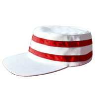 Casquette Hip-Hop en Coton à Visière Plate pour Hommes et Femmes, Casquette de Baseball Pliable Streetwear, Casquette de Danse RAP Rayée Colorée en Sergé pour Enfants et Adultes