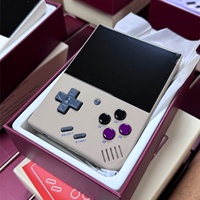 Gris Miyoo Mini Plus Retro Portable Handheld Player 3.5 Inch Arch Linux System Appareil de jeu de poche Carte TF 64GB intégrée