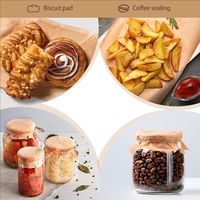 Papier sulfurisé en silicone de qualité alimentaire 6x6 pouces, antiadhésif, imperméable et résistant à la chaleur pour gâteaux, frites et revêtement de plateau