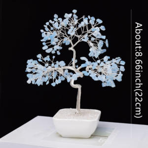 Árbol <span class=keywords><strong>de</strong></span> la Vida <span class=keywords><strong>de</strong></span> Cristal Natural <span class=keywords><strong>de</strong></span> Aguamarina al por Mayor, Adorno <span class=keywords><strong>de</strong></span> <span class=keywords><strong>Escritorio</strong></span> para Oficina, Amuleto <span class=keywords><strong>de</strong></span> Riqueza - Product Image 3