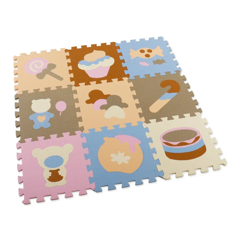 Children's Jigsaw Foam Floor Mat Bedroom Patchwork Cold and Collision Proof Baby Crawl Play Mat