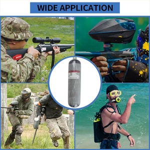 TUDIVING 3L CE résistance à la compression meilleure qualité 4500psi 30mpa <span class=keywords><strong>prix</strong></span> élevé ménage Paintball blanc PCP <span class=keywords><strong>bouteille</strong></span> d'air en Fiber <span class=keywords><strong>de</strong></span> carbone - Product Image 6