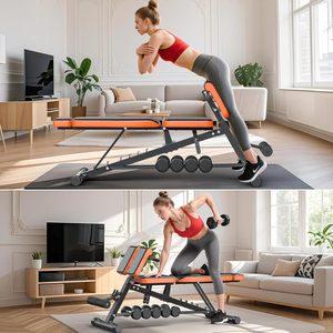 CZFIT Banco de Pesas Metálico Ajustable Plegable Más Vendido con Extensión de Piernas y Almohadilla para Abdominales - Product Image 6