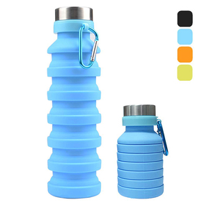 Bouteille d'eau pliable en silicone au design unique pour le sport, le camping ou les voyages – Prix de gros, Ventes Flash - Product Image 5