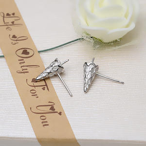 Pendentif en argent S925 en forme de chien, ensemble de bijoux pour femme, chien ballon personnalisé, accessoires en perles, boucles d'oreilles à clous DIY, support d'air - Product Image 3