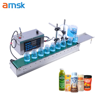 LSX-6000 Machine de Remplissage Automatique à Pompe Magnétique pour Petits Volumes Lait Jus Eau Huile Essentielle Parfum Ligne de Remplissage Automatique