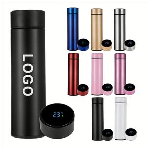 Muestra Gratuita de Botella de Agua Personalizada con Logotipo, Termo con Pantalla Inteligente de Temperatura - Product Image 1