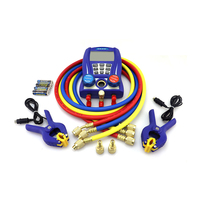 DSZH-Pompe à Vide de Réfrigération Numérique à 4 Valves, Valise Lumineuse Intelligente, Manomètre Haute/Basse Pression, wk-6889