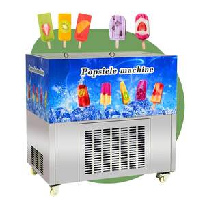 2 Mould 6 Mold Hard Cream <b>Stick</b> Bar Pop Maker Cheapest <b>Milk</b> Ice Lolly Stainless Steel Machine for Ice - Product Image 1