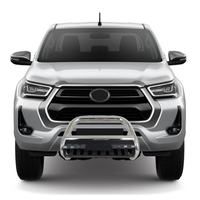 Grille de pare-chocs avant universelle en acier inoxydable 4x4 Off-road Nudge Bar Defender pour Navara NP300