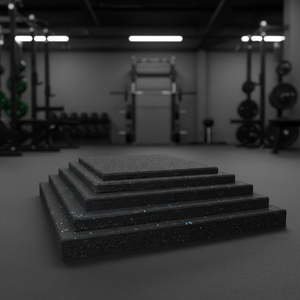 Prix d'usine, <span class=keywords><strong>tapis</strong></span> de sol en caoutchouc pour salle de sport, plaque d'amortissement des vibrations insonorisée pour aire de jeux intérieure, pour le <span class=keywords><strong>fitness</strong></span> et le yoga - Product Image 1