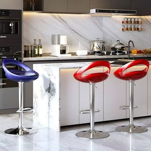 Taburete de Bar Moderno y Minimalista, Silla Alta con Estructura Metálica - Product Image 5