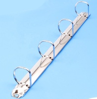 Silber Nickel-Beschichteter Metall 6-Ring-Bindermechanismus mit Umweltfreundlicher Galvanisierung für Ordner Verschiedener Größen