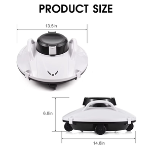 AKX OEM Rueda por encima del suelo con cable Wifi <span class=keywords><strong>Control</strong></span> remoto Aspiradora Piscina Alberca <span class=keywords><strong>Robot</strong></span> automático Limpiador de natación Motor Piscina <span class=keywords><strong>Robot</strong></span> - Product Image 2