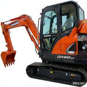 Excavadora Usada Segura y Confiable Doosan DX60w-9C de 5.5 Toneladas, Miniexcavadora Usada para Construcción, EPA CE DX60, Excavadora de <span class=keywords><strong>Segunda</strong></span> <span class=keywords><strong>Mano</strong></span> - Product Image 1