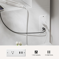 Tabouret de coiffeuse moderne et écologique avec miroir de maquillage à éclairage LED, 3 étagères, 2 tiroirs, LED à intensité variable, en MDF, pour chambre à coucher