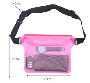 Custodia Impermeabile Trasparente per Cellulare con Cinturino da Vita per Spiaggia e Nuoto - Product Image 3