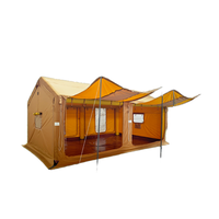 Tente gonflable portable, résistante, robuste, à montage rapide, coupe-vent et imperméable, pour le camping, avec support OEM personnalisé