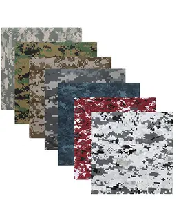 Toptan kamuflaj kafa sarar özel bandanalar hiçbir minimum camo bandana erkekler için