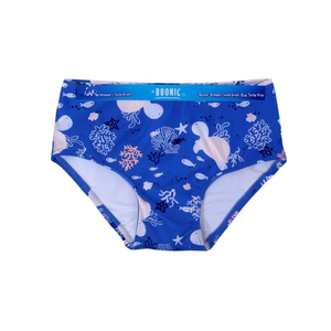 Slip da bagno da donna Buonic con stampa tartaruga blu, taglia 6/12 12/18 18/24 24/30 30/36 - Product Image 1