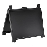 Panneau publicitaire portable d'extérieur, résistant aux intempéries, double face, de luxe, avec cadre en A, imperméable, cadre en A pour l'immobilier