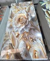 Panneau décoratif en PVC effet marbre certifié CE, feuilles de PVC marbre artificiel brillant, ignifuge, qualité de sécurité