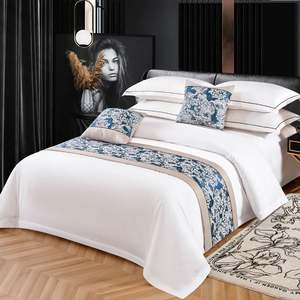 Đám cưới tấm ga trải giường khách sạn năm sao 100 bộ đồ giường cotton Vua đặt trải giường Duvet - Product Image 4