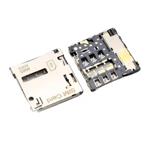 Micro Sim Push-Push Type Connector Socket Micro sim push h1.27 (DIP1.4mm) Card Slot Holder