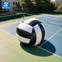 Modèle géant gonflable de volley-ball pour événements sportifs, modèle publicitaire gonflable de volley-ball