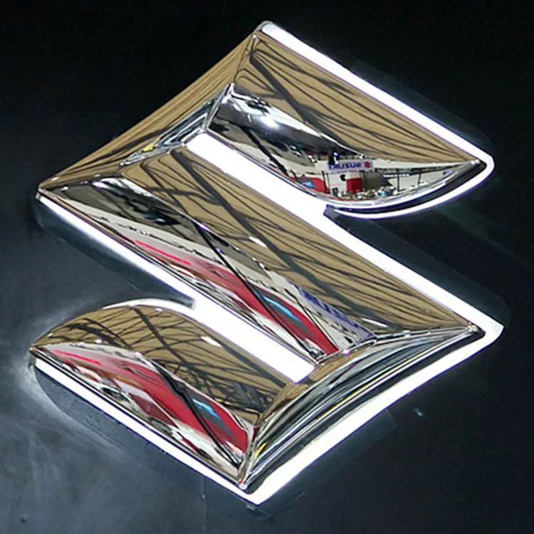 Adesivi con emblema personalizzato Blister sottovuoto simbolo di decorazione automobilistica Logo per auto cromato 3D