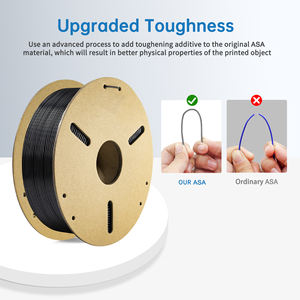 Filamento ASA Premium de 1.75mm 1KG para Impresora 3D, Excelente Resistencia a los Rayos UV, Filamento para Impresión 3D FDM de Larga Duración para Exteriores - Product Image 3