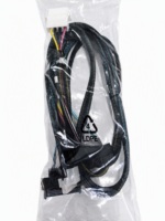 SFF 8654 8I Host zu 2X U2 SFF 8639 Target-Kabel mit SATA-Stromversorgung für NVMe SSD Array-Karten Server-Speicher Großhandelslieferung