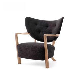 Nuovo arrivo moderno antico in legno poltrona con durevole sgabello Set per mobili per la casa soggiorno <span class=keywords><strong>camera</strong></span> <span class=keywords><strong>da</strong></span> letto Hotel Villa uso per il tempo libero - Product Image 5