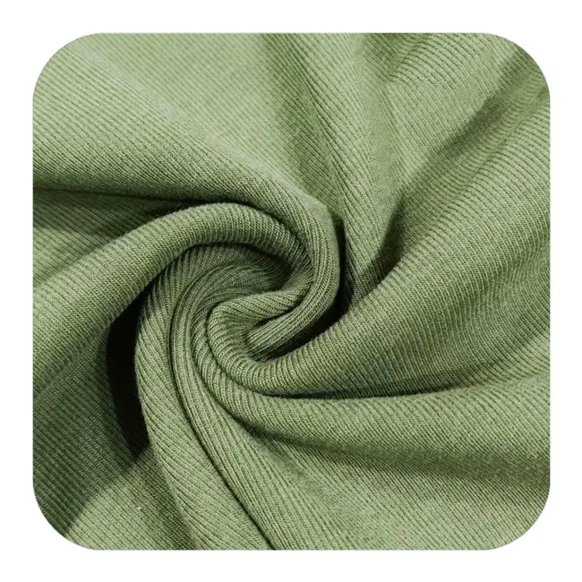 Hilo de LICRA de algodón de bambú personalizado pequeño 67% fibra de bambú 28% algodón 5% spandex 245g * 165cm para vestido ajustado