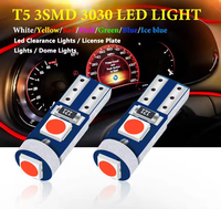 Nouveau 12V voiture tableau de bord indicateur de vitesse LED Wedge ampoule Canbus T5 58 74 286 W1.2W W2.3W 3030 3SMD Compatible