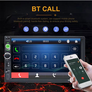 Autoradio 2 Din 7010 da 7 Pollici con Schermo <span class=keywords><strong>Touch</strong></span> per Mirror Link, Lettori MP3/MP4, USB e Supporto per Cruscotto - Product Image 2