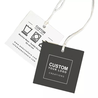 Étiquettes de prix en ficelle élastique imprimées en gros, étiquettes de bijoux manuscrites, petits sacs en papier écologiques, présentoir de vêtements à suspendre