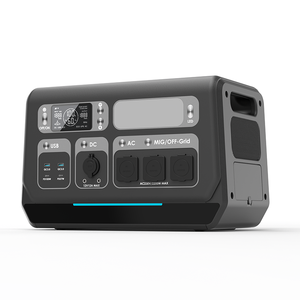 Bridna 2200W di động Lithium sao lưu LiFePO4 ban công năng lượng mặt trời hệ thống máy phát điện nhà máy điện - Product Image 6