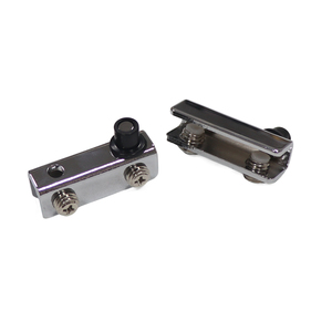 Modern Chrome Stainless Steel Glass Clamp Set Soft Close Feature 180 Opening Small Frameless Pivot <strong>Hinge</strong> <strong>Door</strong> Window <strong>Hinges</strong> - Product Image 3