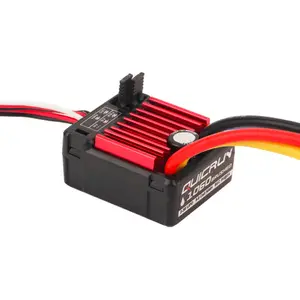 Su geçirmez orijinal HobbyWing fırçalanmış elektronik hız kontrol ESC QuicRun 1060 60A 1:10 RC araba için