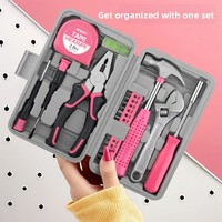 Juego de Herramientas de Reparación de Hardware Mini de Alta Calidad, Cinta Métrica Multifuncional, Martillo, Llave Hexagonal, Caja de Herramientas