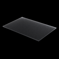 Plaque acrylique givrée anti-rayures en PMMA texturé fin de 3 mm d'épaisseur, directement de l'usine