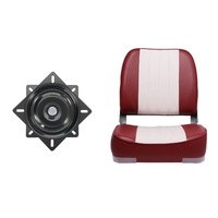 Siège de capitaine de bateau pliable de luxe, chaise de conduite réglable avec amortisseur, accessoires marins